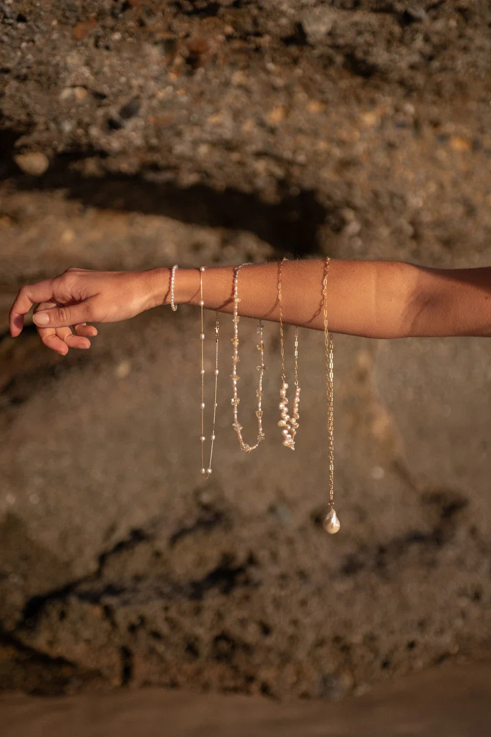 Dainty Vintage Pearl Bracelet