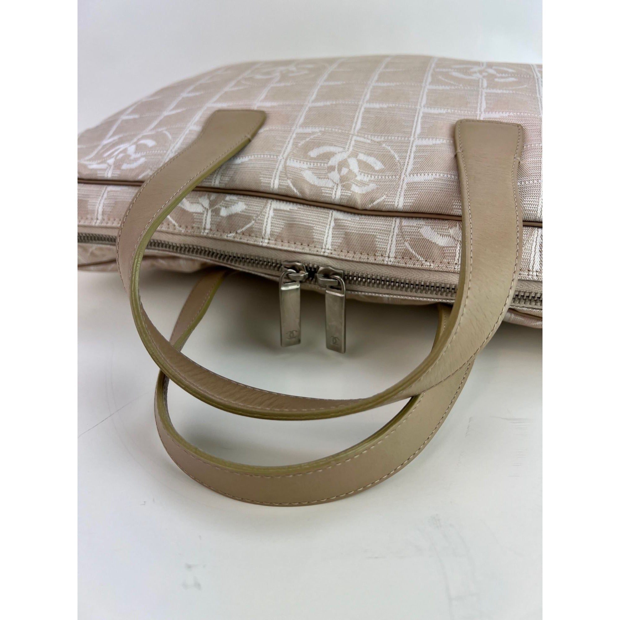 Chanel Canvas Nylon Travel Briefcase Attache Bag 