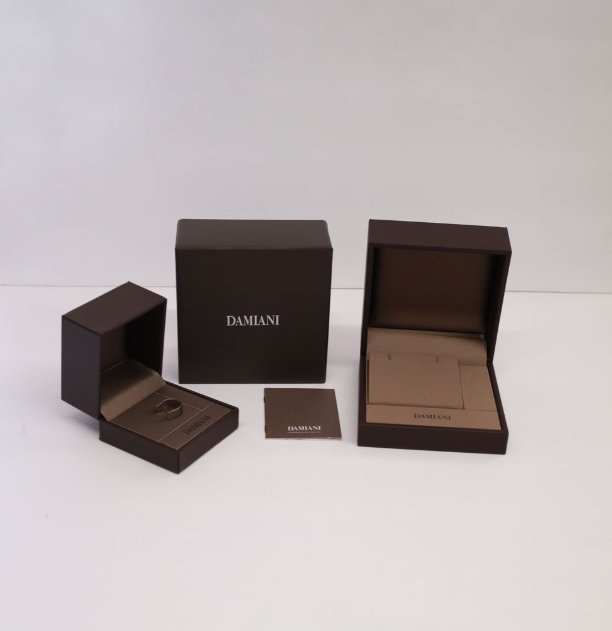 Damiani 18K Rose Gold Diamond Bow Ring Sz. 7.25 20068762