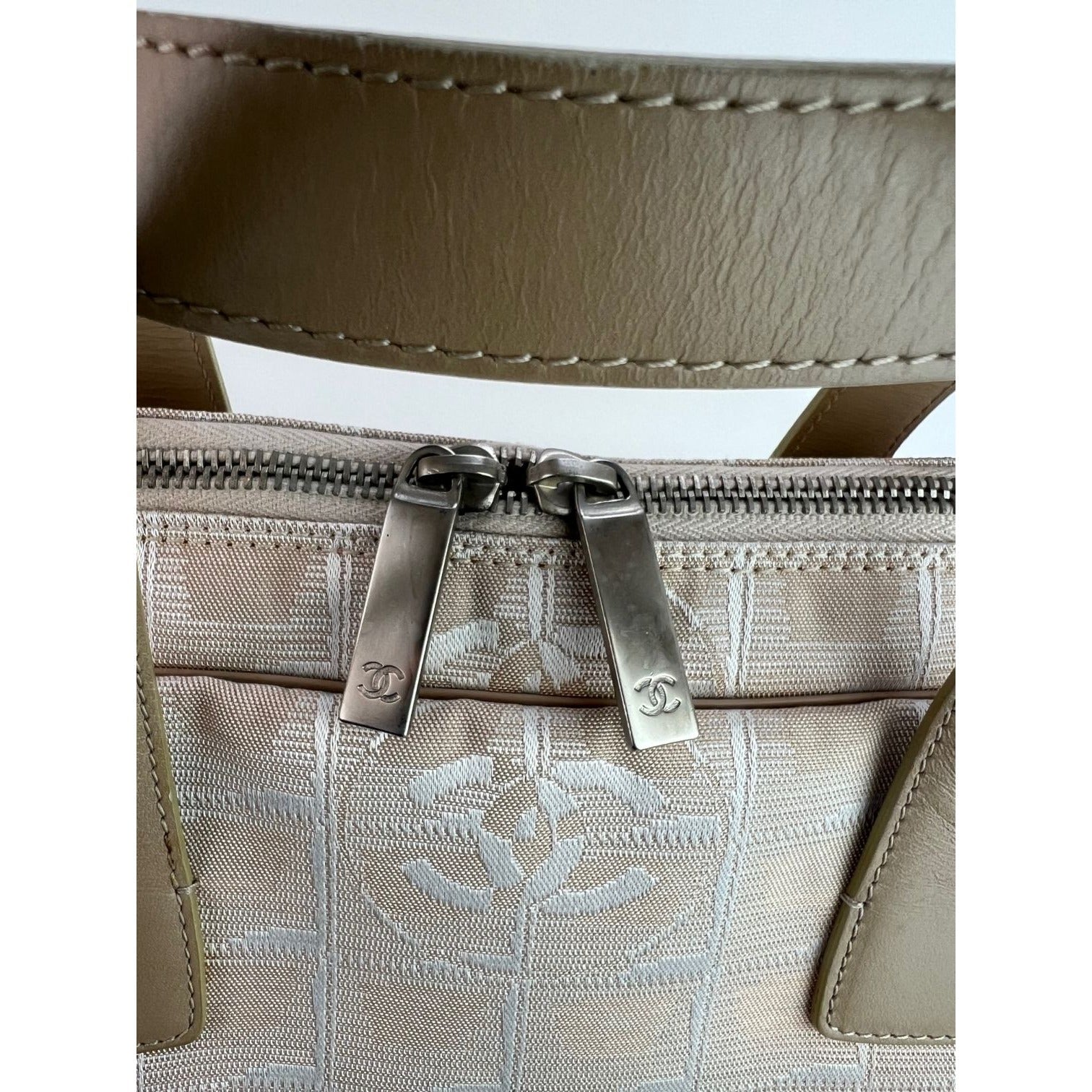Chanel Canvas Nylon Travel Briefcase Attache Bag 