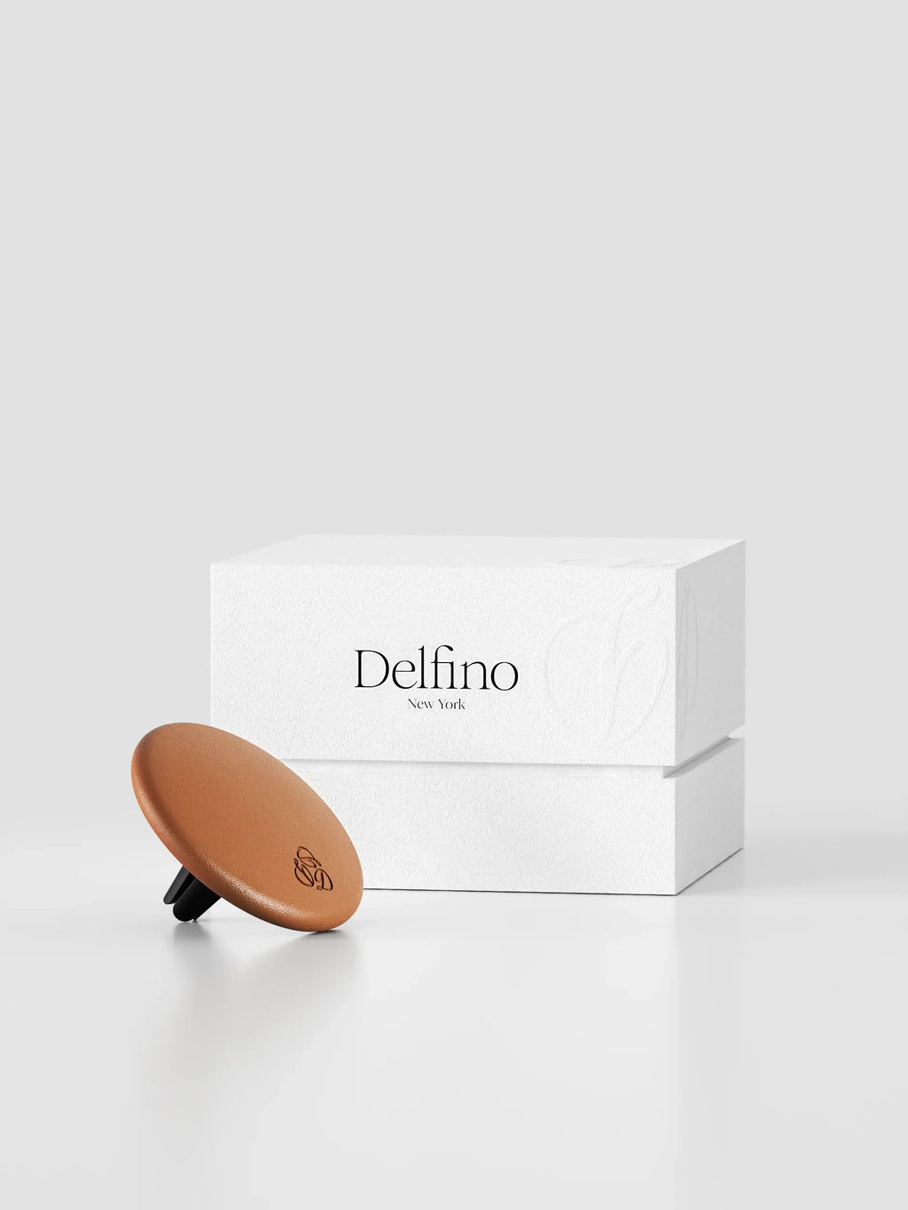 Freesia - Camel Lambskin Car Diffuser and Insert