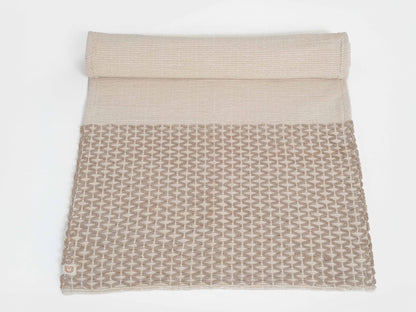 Diamond Yoga Mat - Clay & Cream 7mm