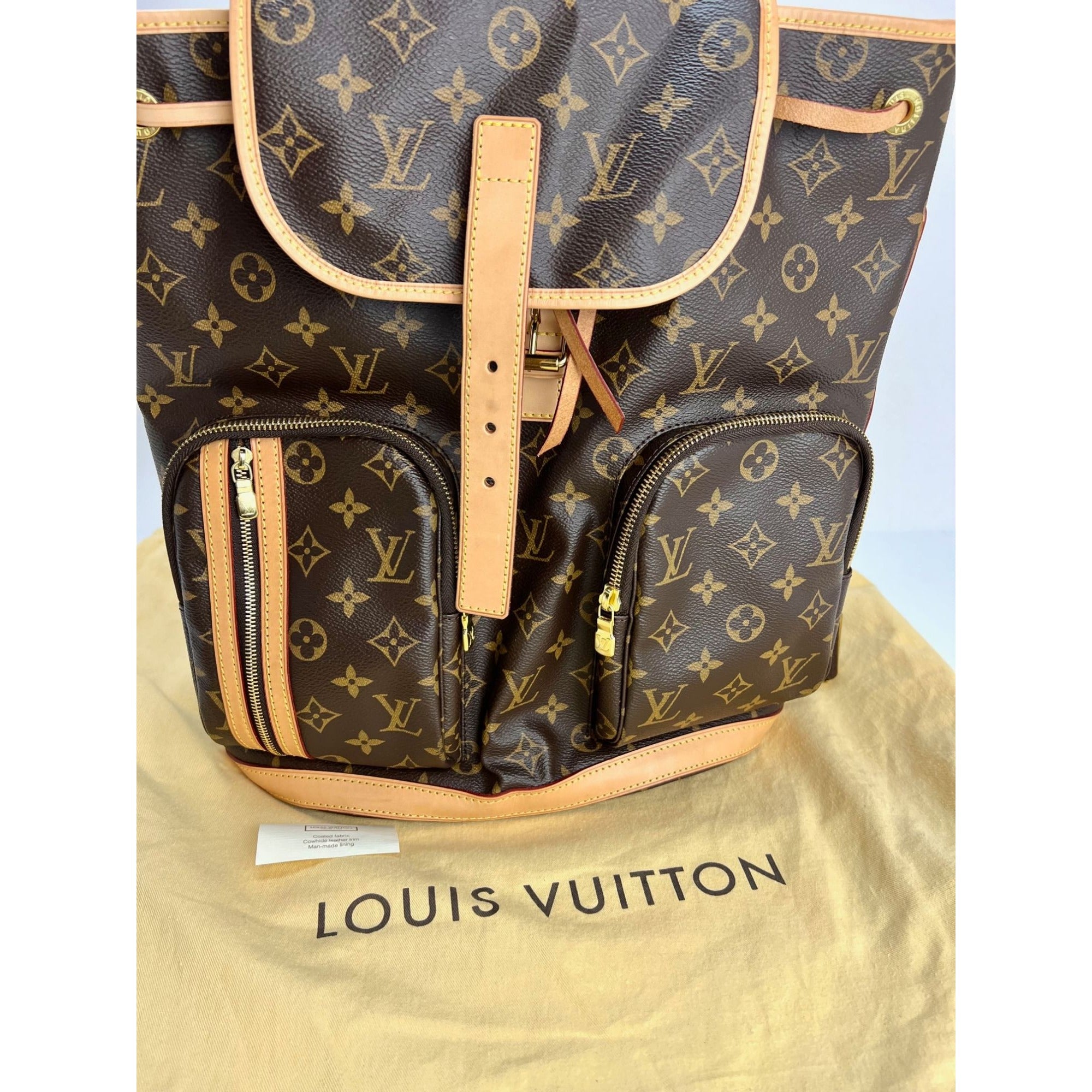 LOUIS VUITTON Bosphore Monogram Canvas Backpack