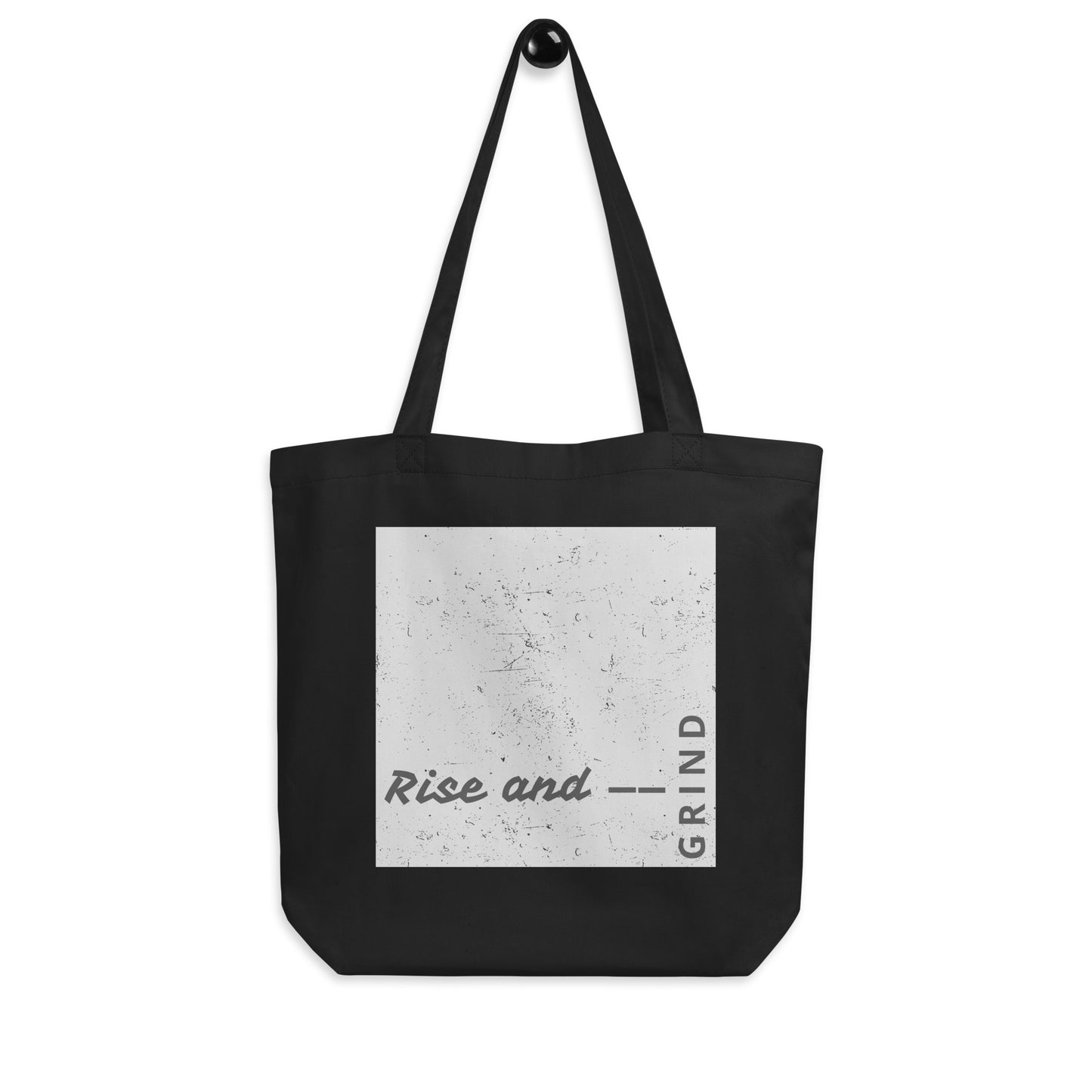 Rise and Grind Organic Cotton Eco Tote Bag