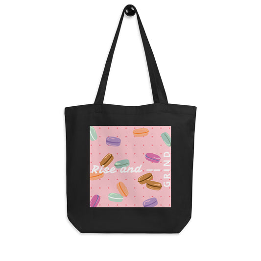 Rise and Grind Organic Cotton Eco Tote Bag