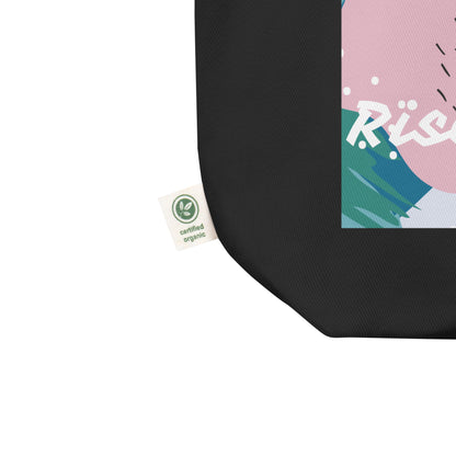 Rise and Grind Organic Cotton Eco Tote Bag