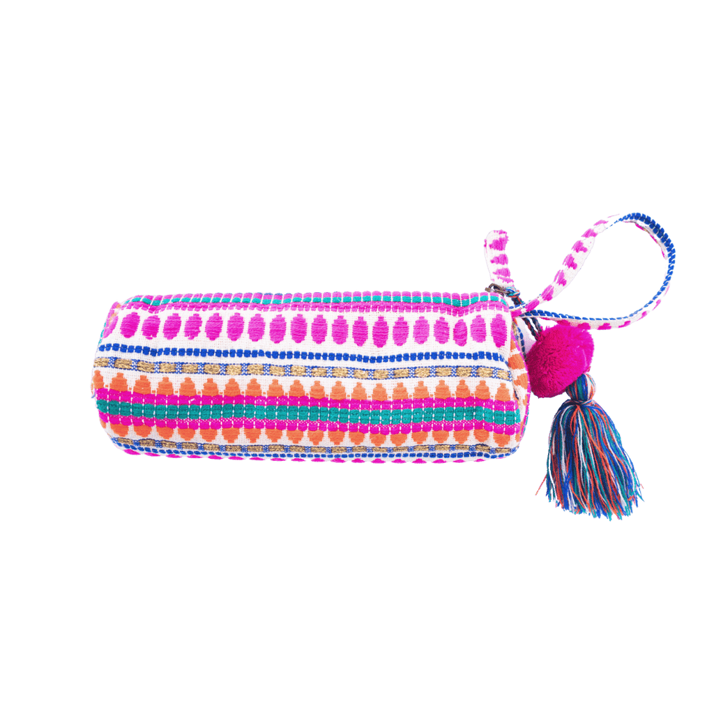 Embroidered Zipper Pouch - Arya