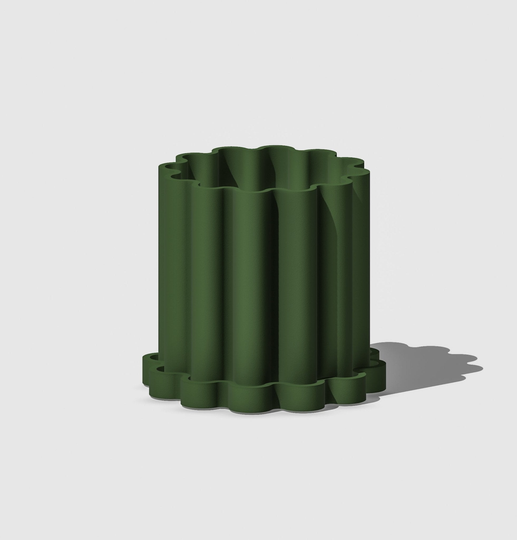 Funky Flow Planter with Drainage and Unique Tray