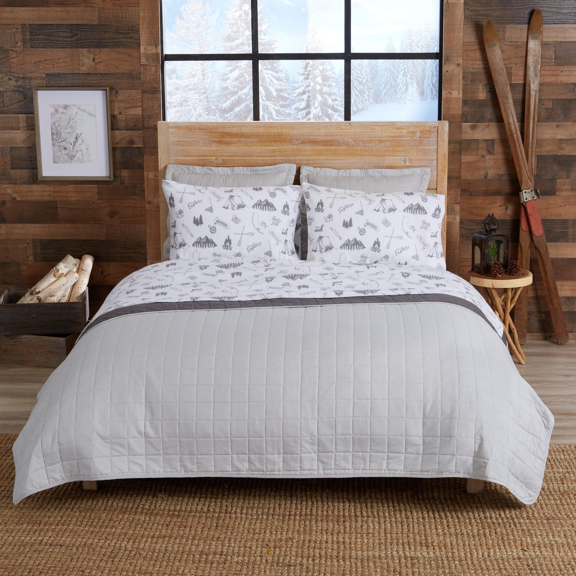 100% Turkish Cotton Flannel Sheet Sets - Boulder Collection