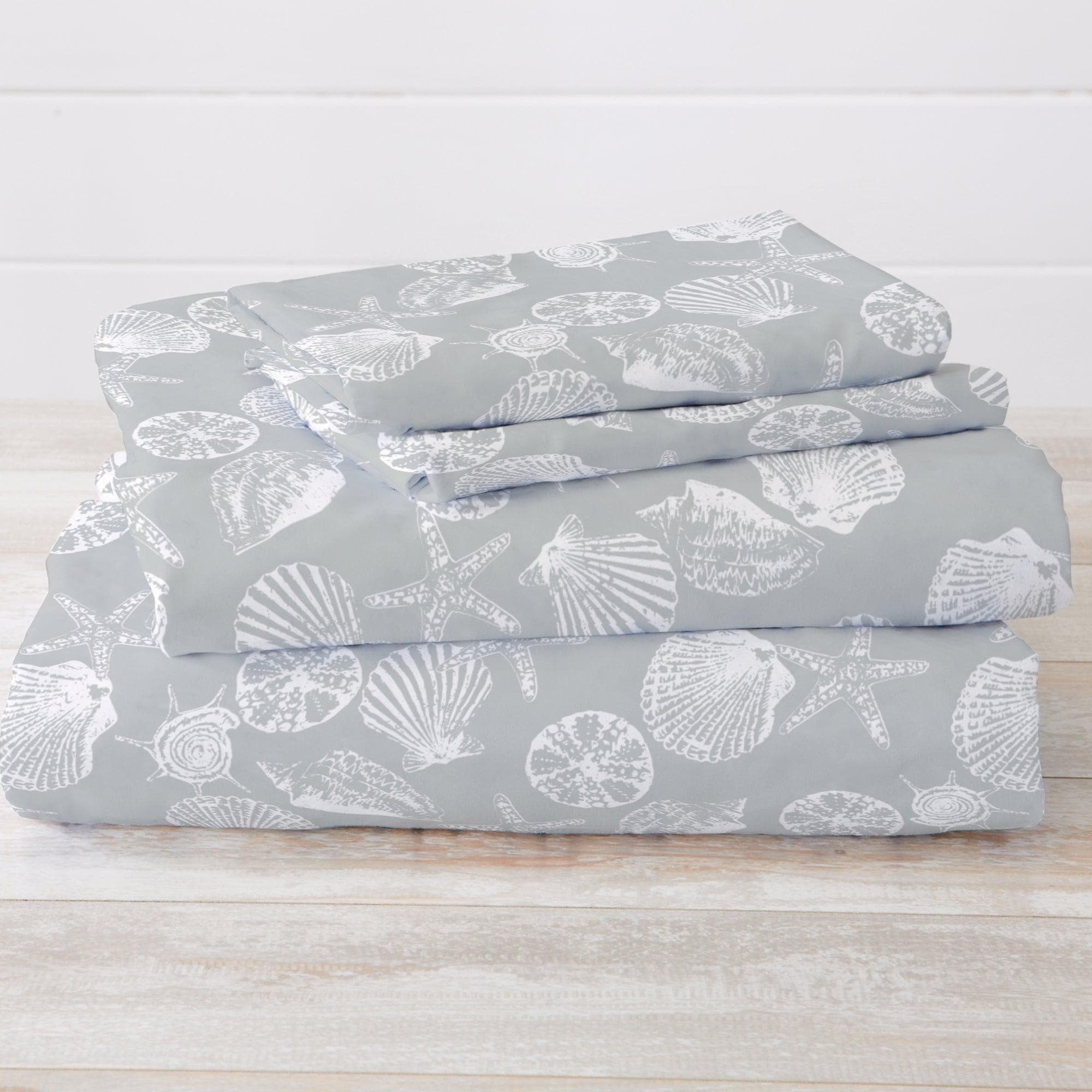 4-Piece Coastal Microfiber Sheet - Newport Collection