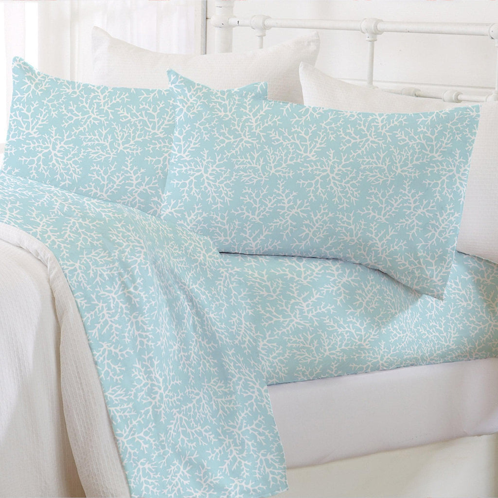 4-Piece Coastal Microfiber Sheet - Newport Collection