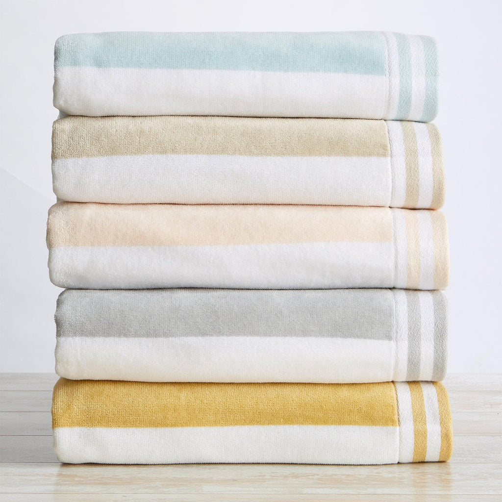 Oversized Striped Cabana Beach Towel - Edgartown Collection