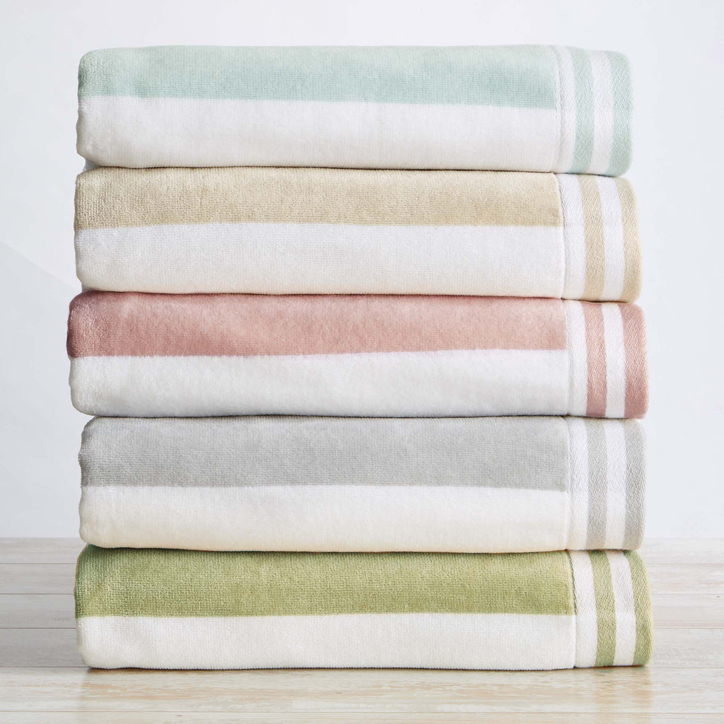 Oversized Striped Cabana Beach Towel - Edgartown Collection