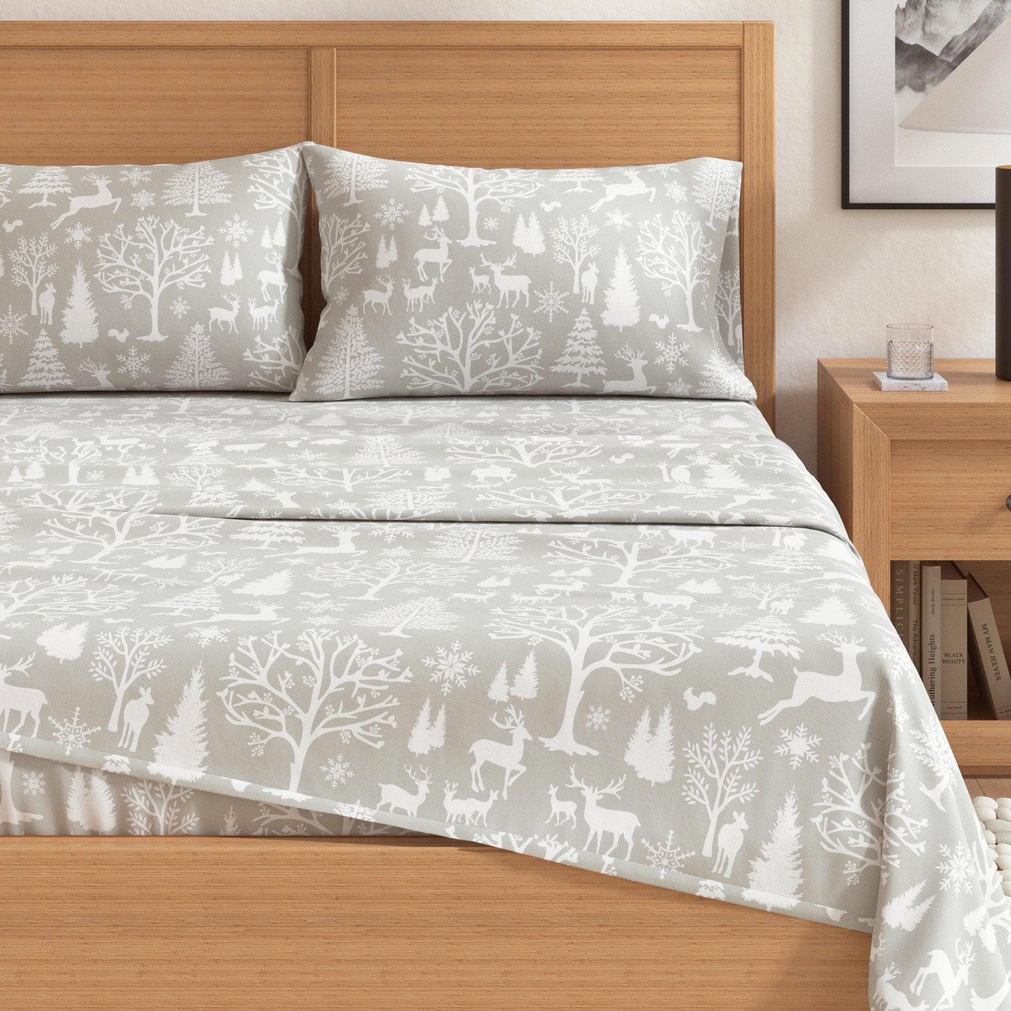 4-Piece Turkish Cotton Flannel Sheet - Lakeview Collection