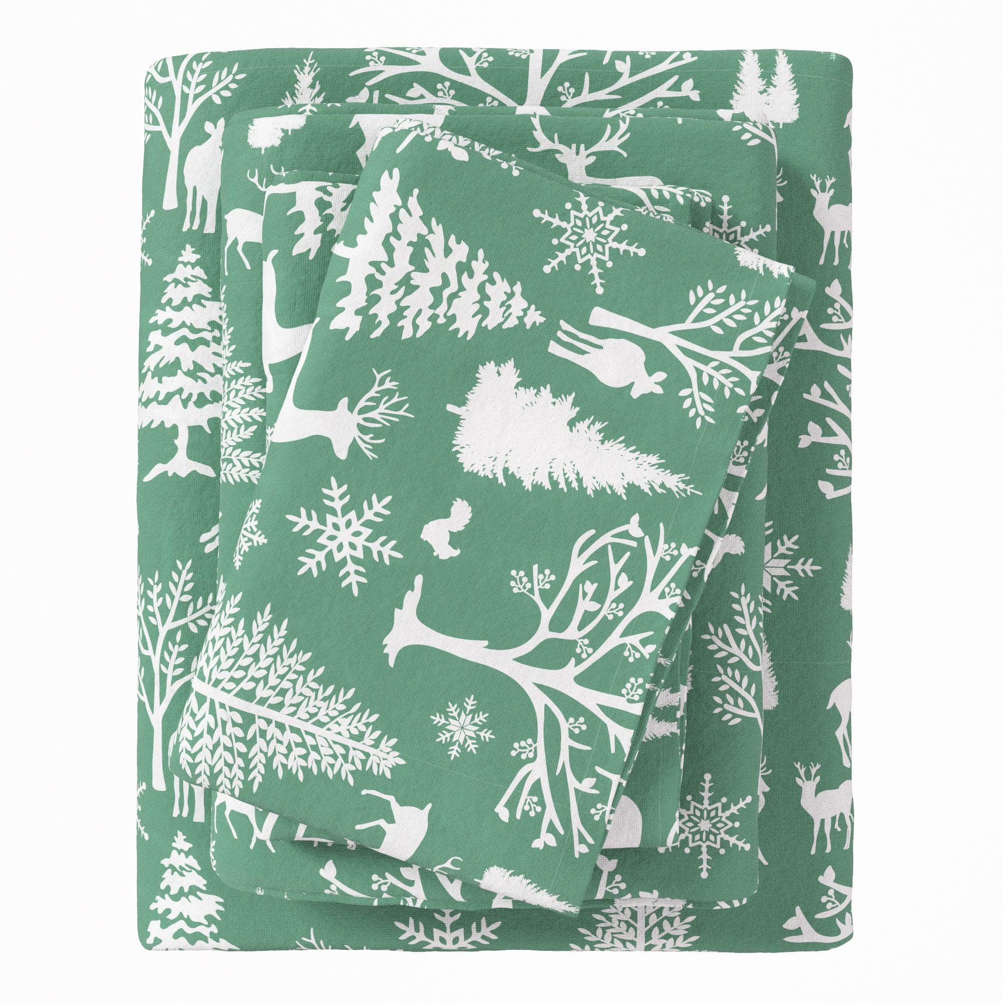 4-Piece Turkish Cotton Flannel Sheet - Lakeview Collection