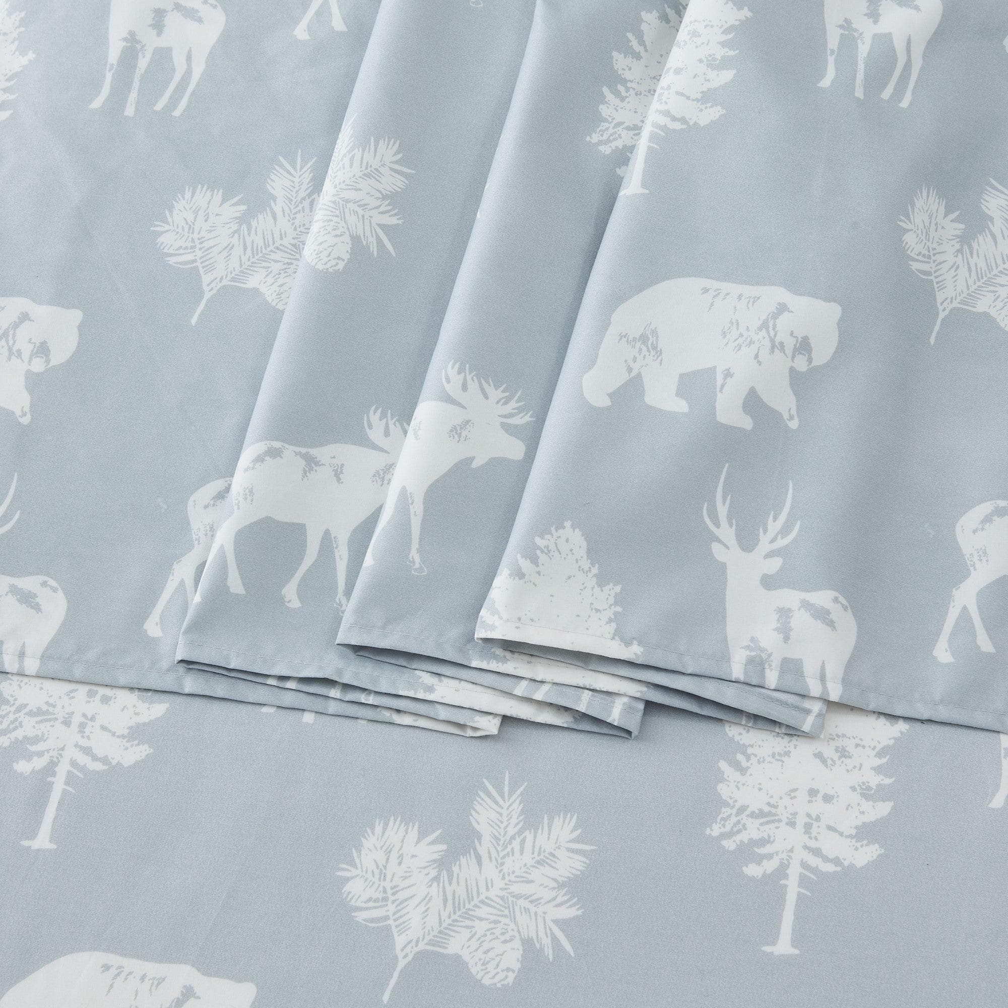 4-Piece Lodge Microfiber Sheet - Mountain Ridge Collection