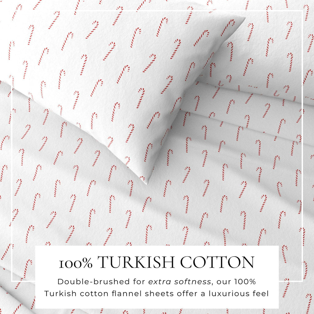 100% Turkish Cotton Flannel Sheet Sets - Boulder Collection