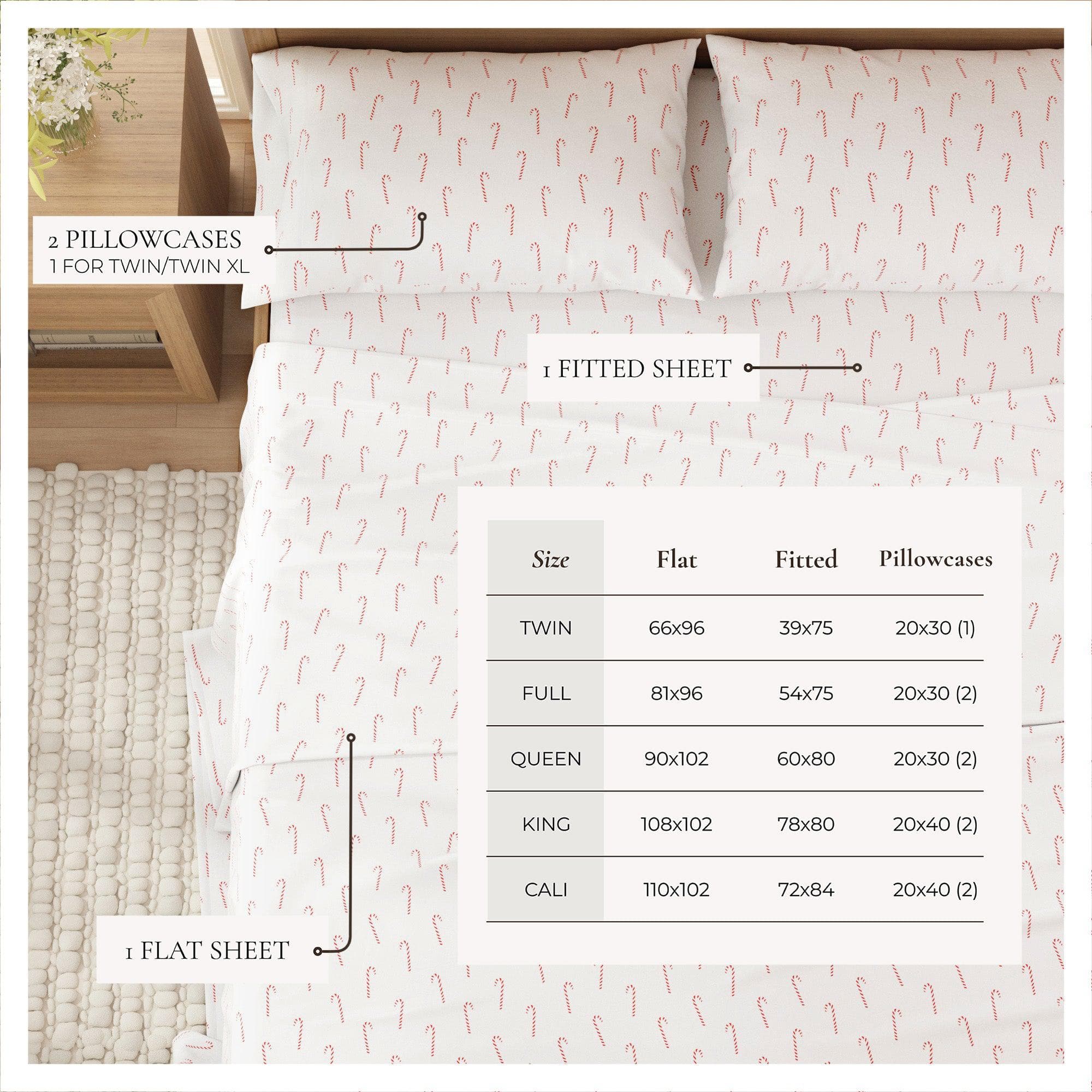 100% Turkish Cotton Flannel Sheet Sets - Boulder Collection