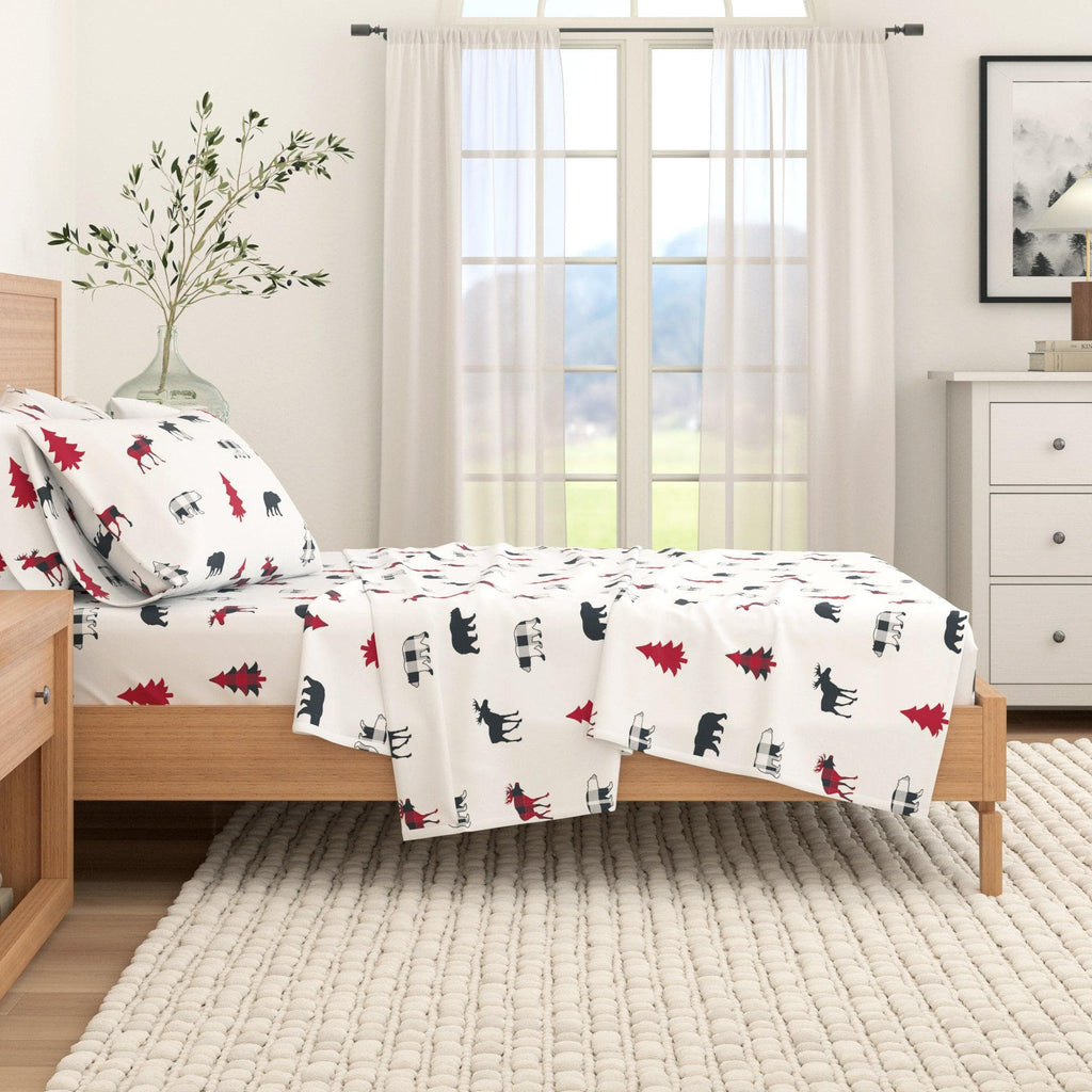 100% Turkish Cotton Flannel Sheet Sets - Boulder Collection