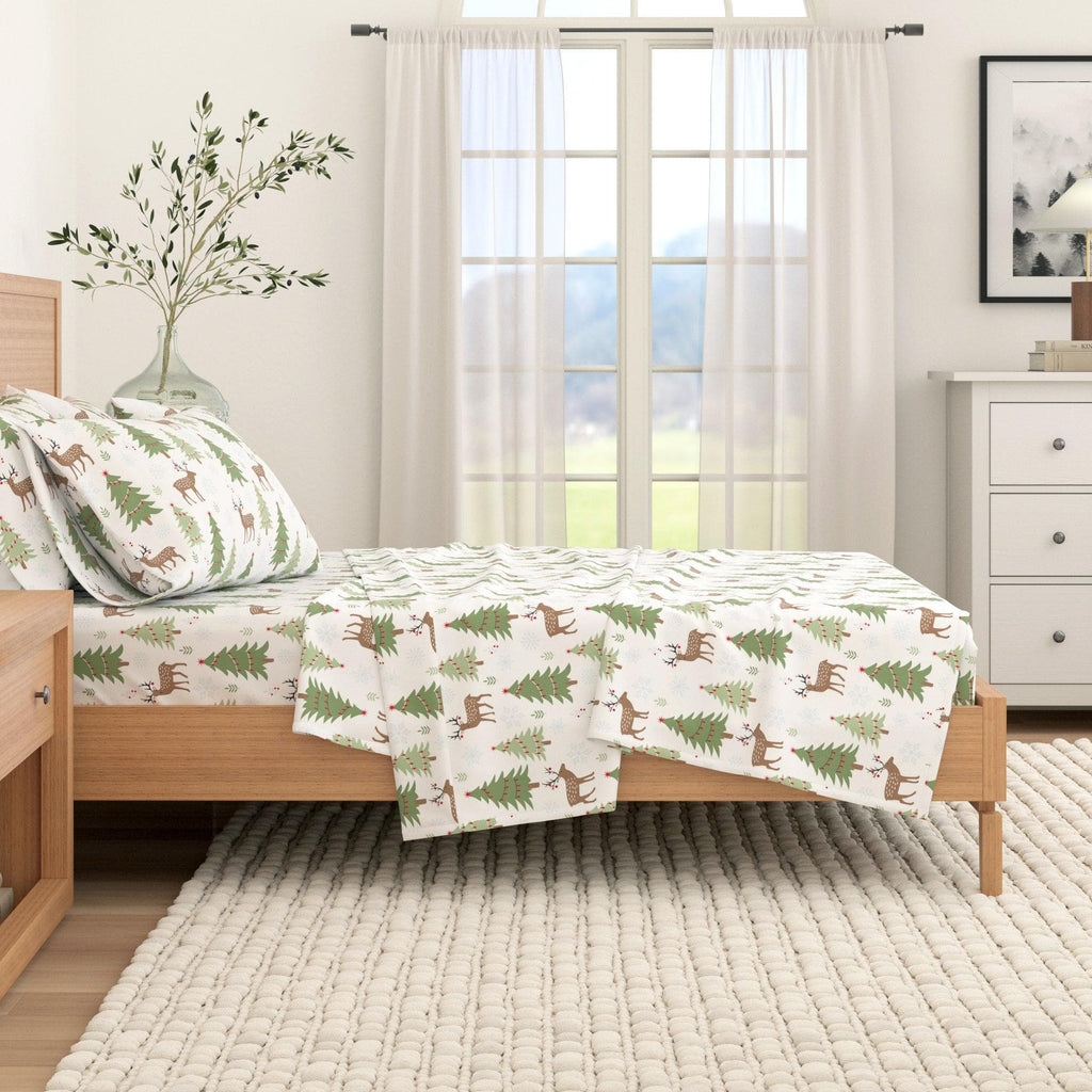 100% Turkish Cotton Flannel Sheet Sets - Boulder Collection