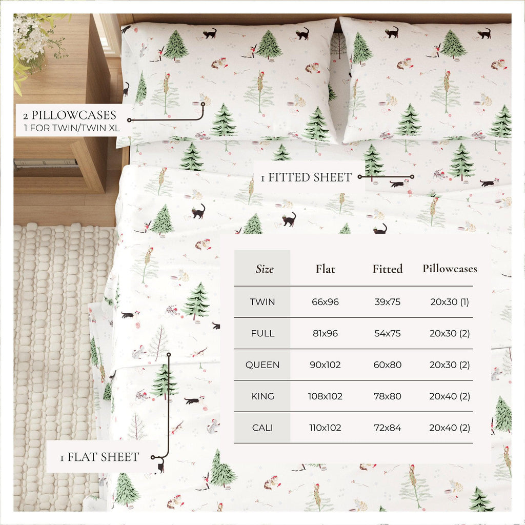 100% Turkish Cotton Flannel Sheet Sets - Boulder Collection