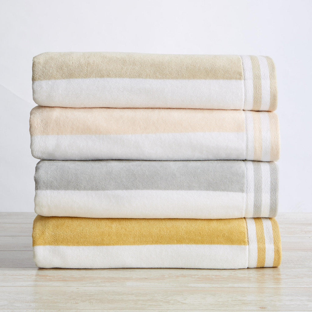 4 Pack Striped Cabana Oversized Beach Towel - Edgartown