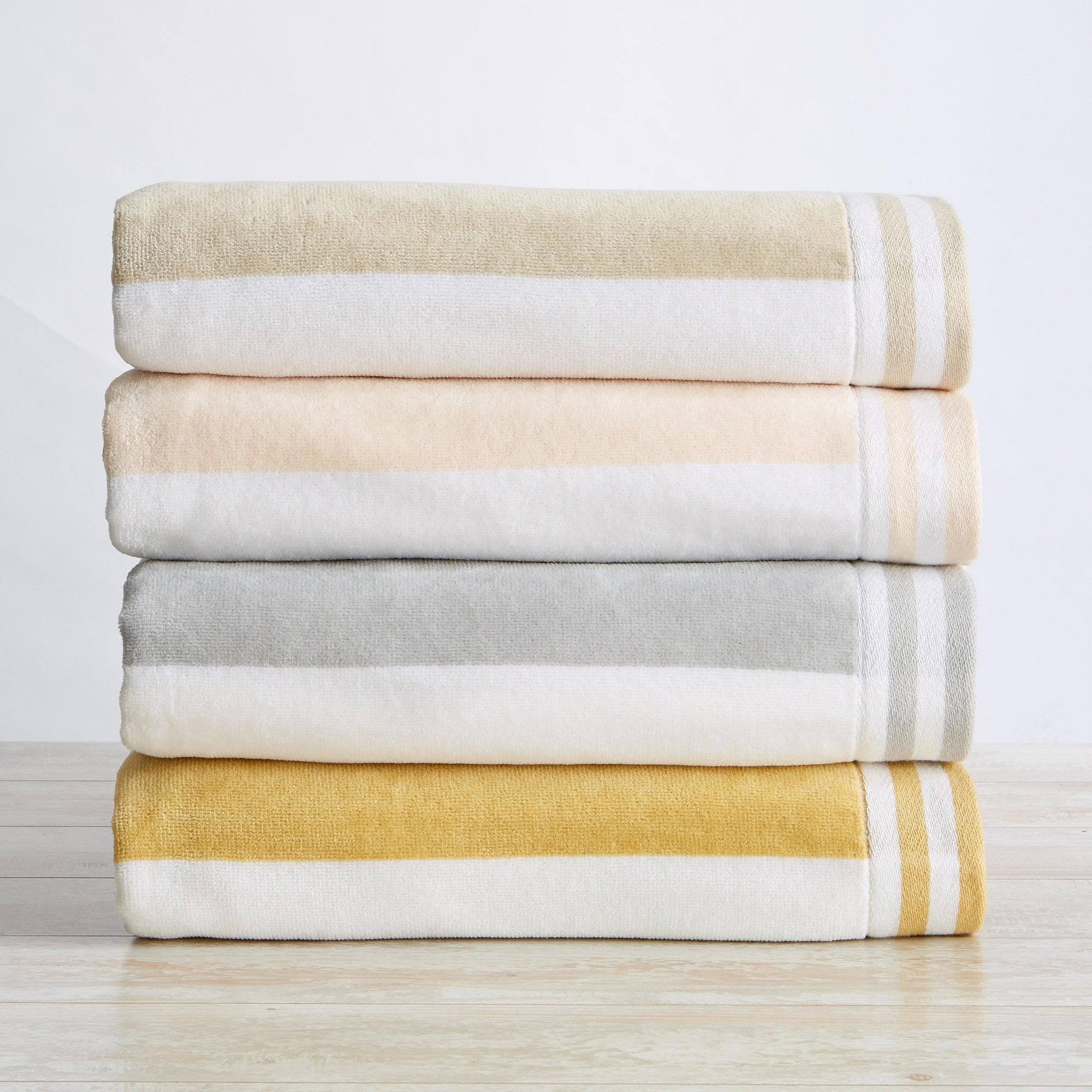 4 Pack Striped Cabana Oversized Beach Towel - Edgartown