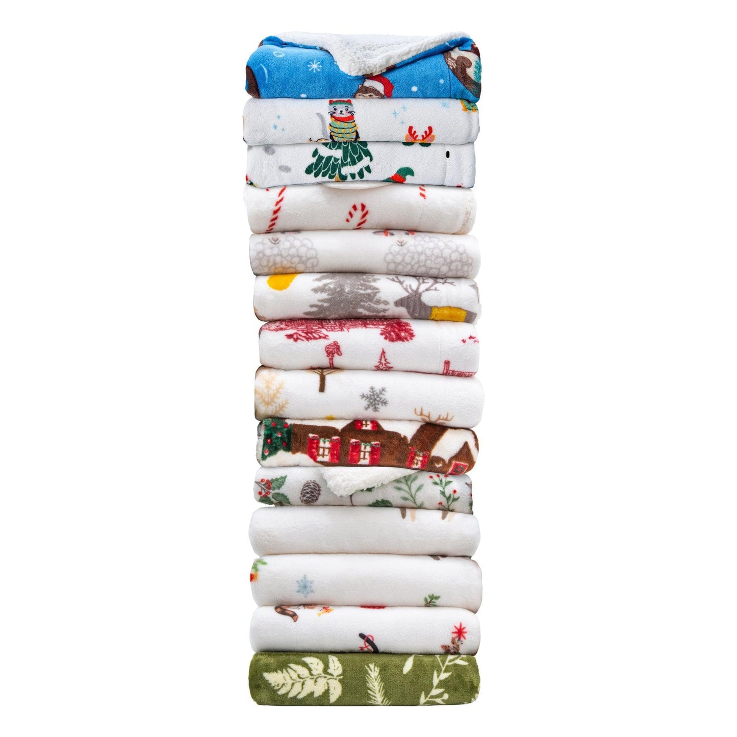 Holiday Sherpa Throw - Esmay Collection