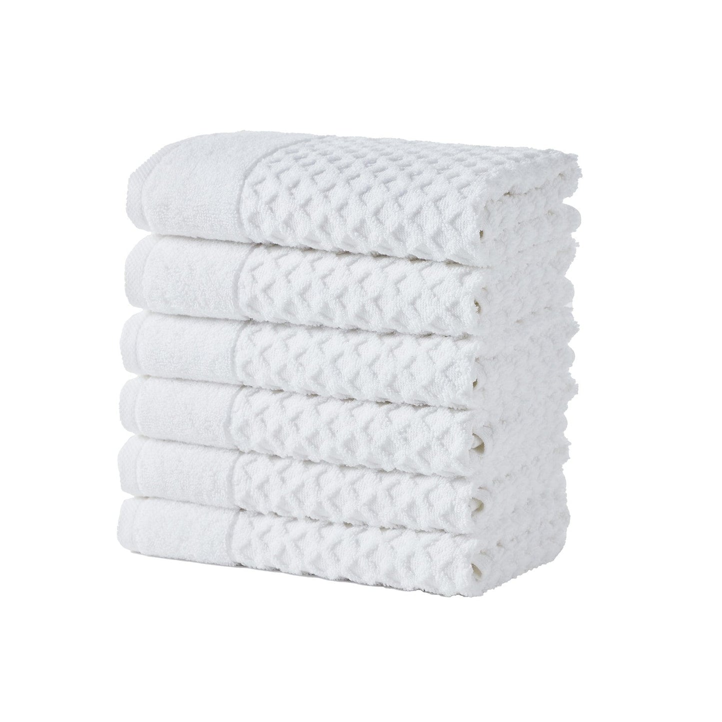 Cotton Diamond Waffle Weave Bath Towel Set - Grayson Collection