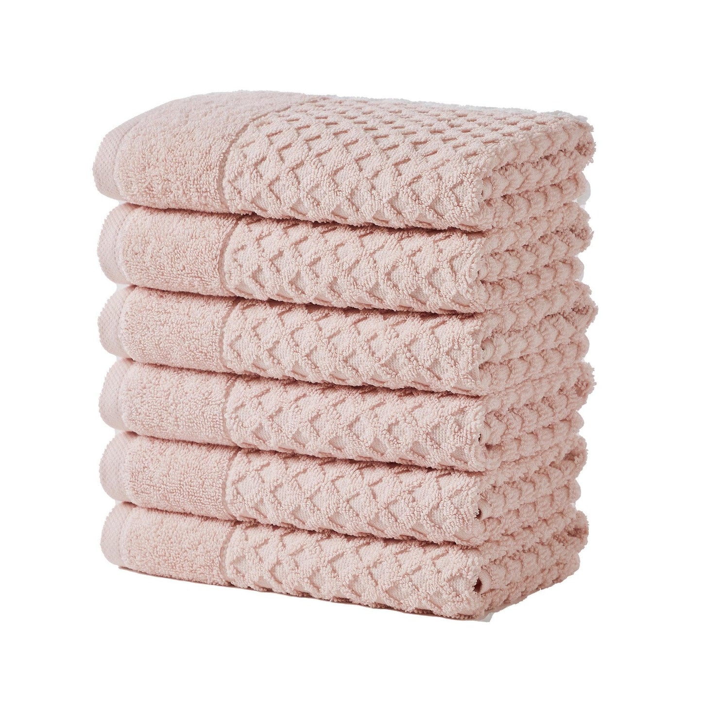 Cotton Diamond Waffle Weave Bath Towel Set - Grayson Collection