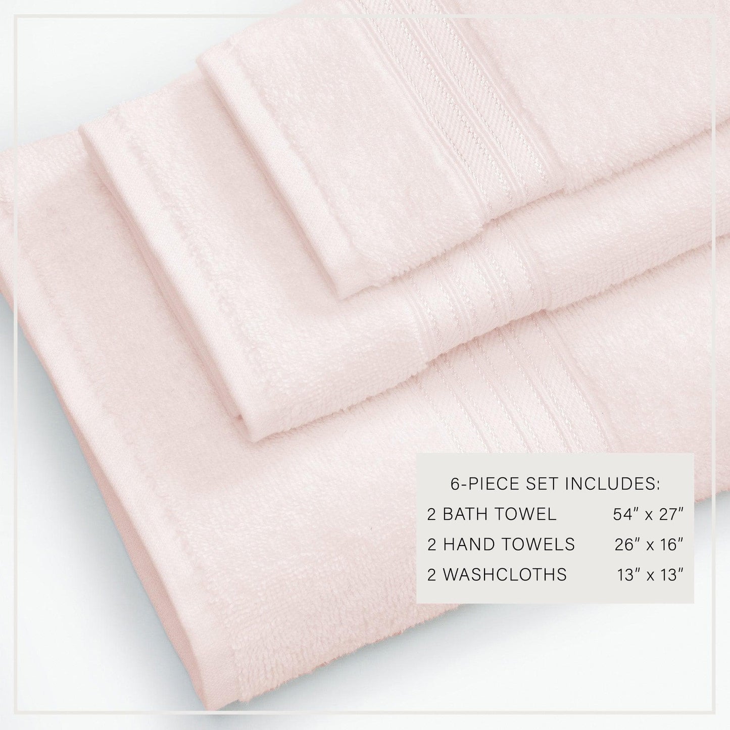 Cotton Terry Bath Towel Set - Cooper Collection