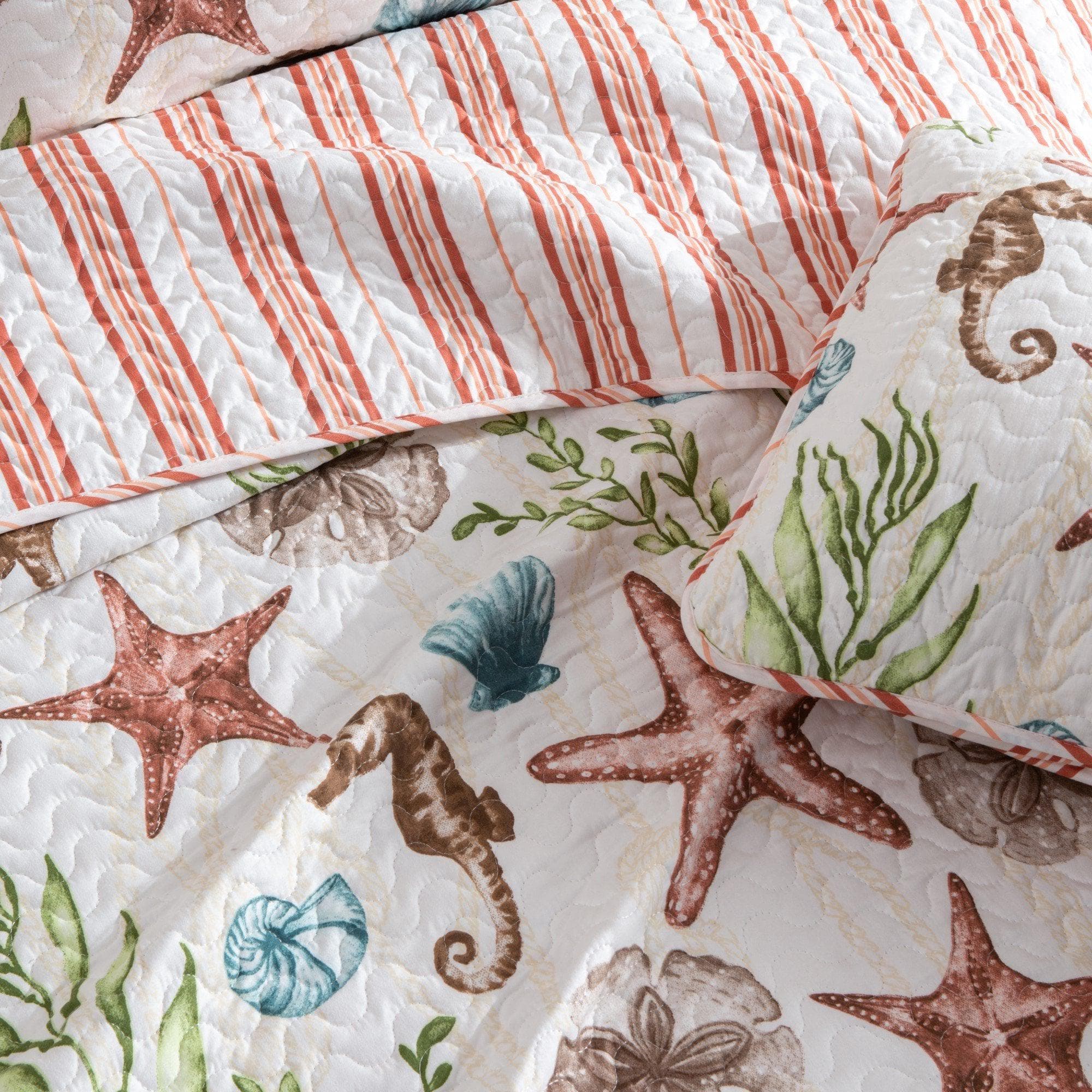 Castaway Coastal Quilt Set