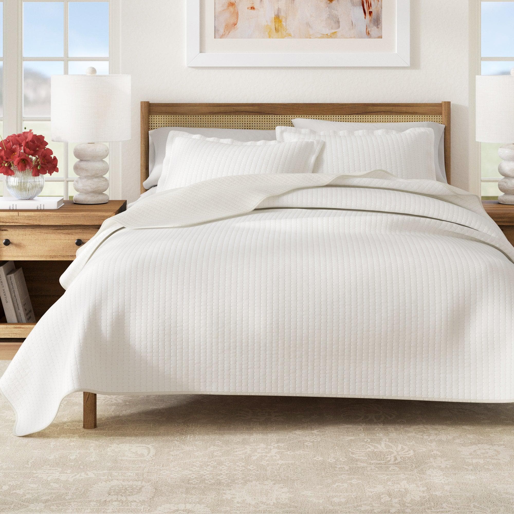 3-Piece Solid Quilt - Alicia Collection