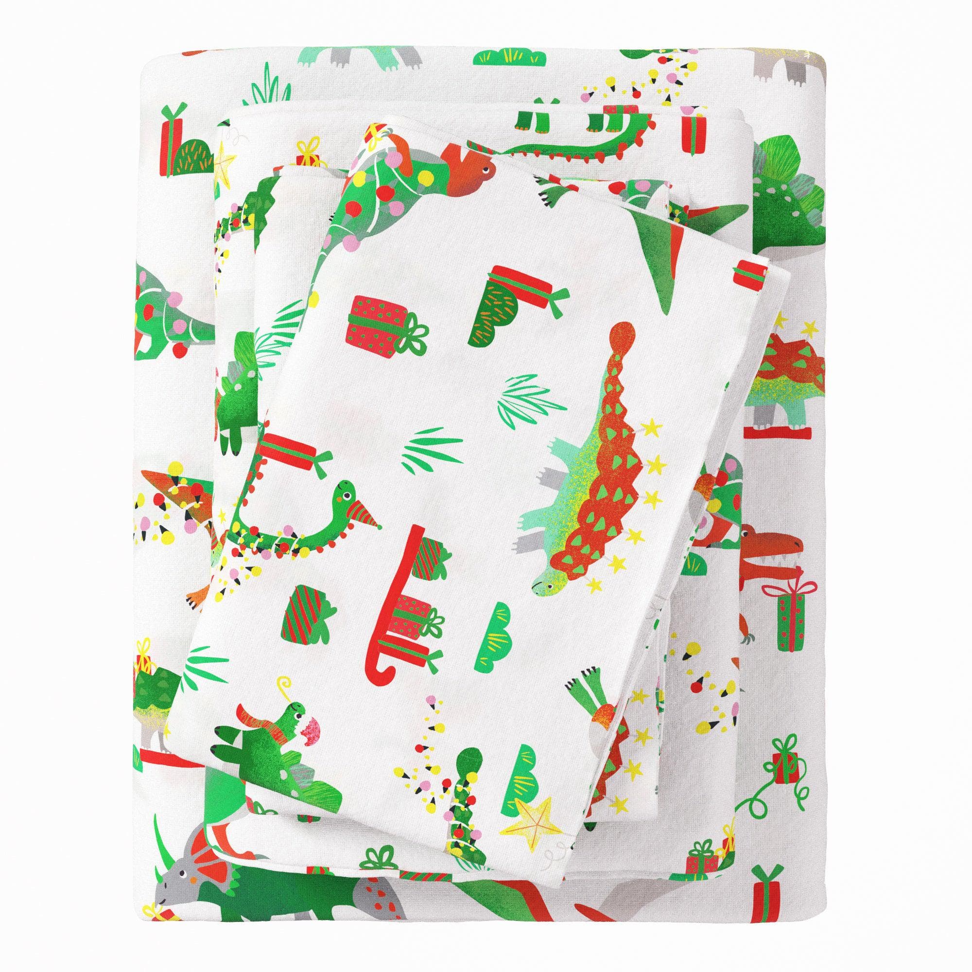 4-Piece Turkish Cotton Christmas Flannel Sheet - Whittaker Collection