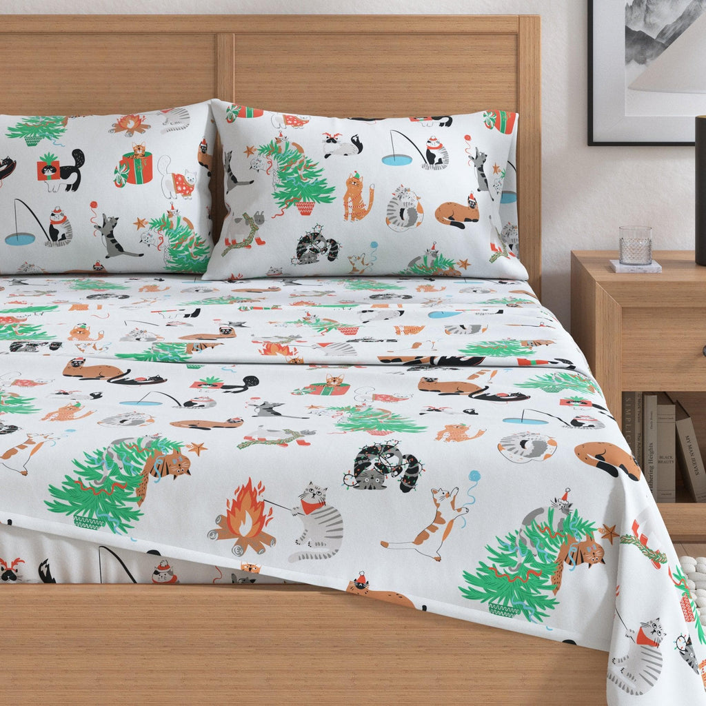 4-Piece Turkish Cotton Flannel Sheet - Whittaker Collection