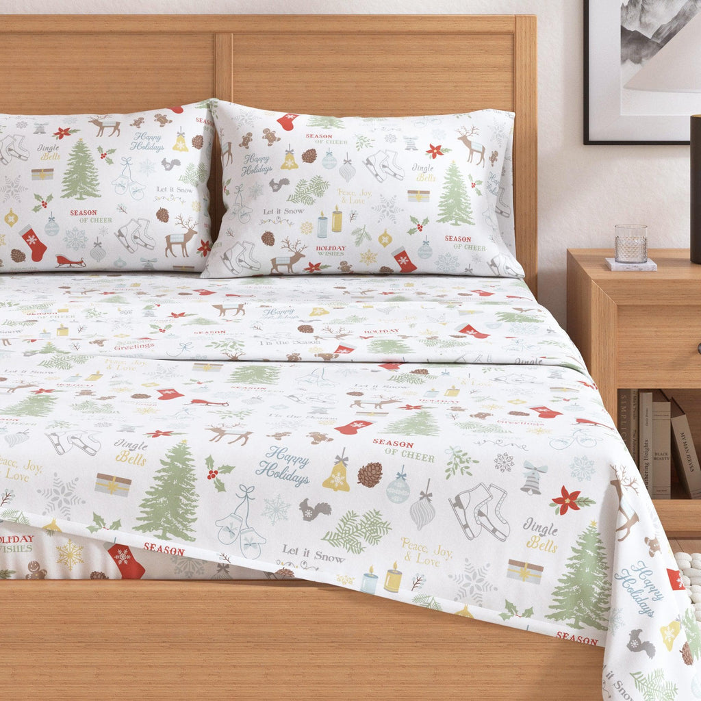 4-Piece Turkish Cotton Flannel Sheet - Whittaker Collection