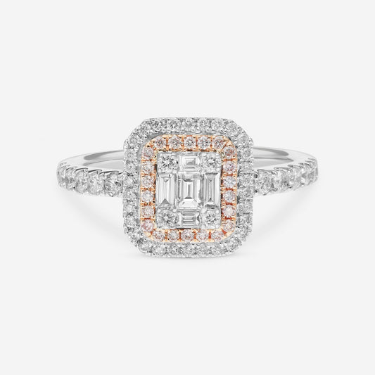 Gregg Ruth 14K Gold, White Diamond and Fancy Pink Diamond Engagement Ring
50635
