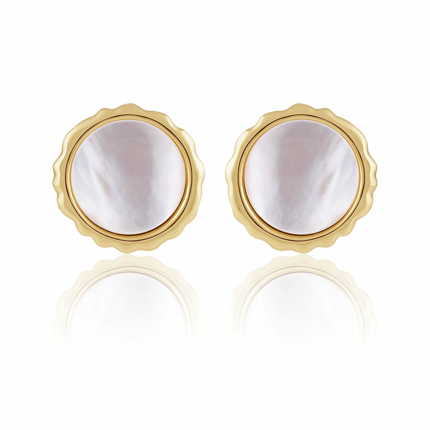 Gwen Mother of Pearl Stud