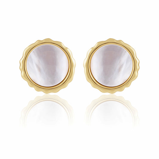 Gwen Mother of Pearl Stud