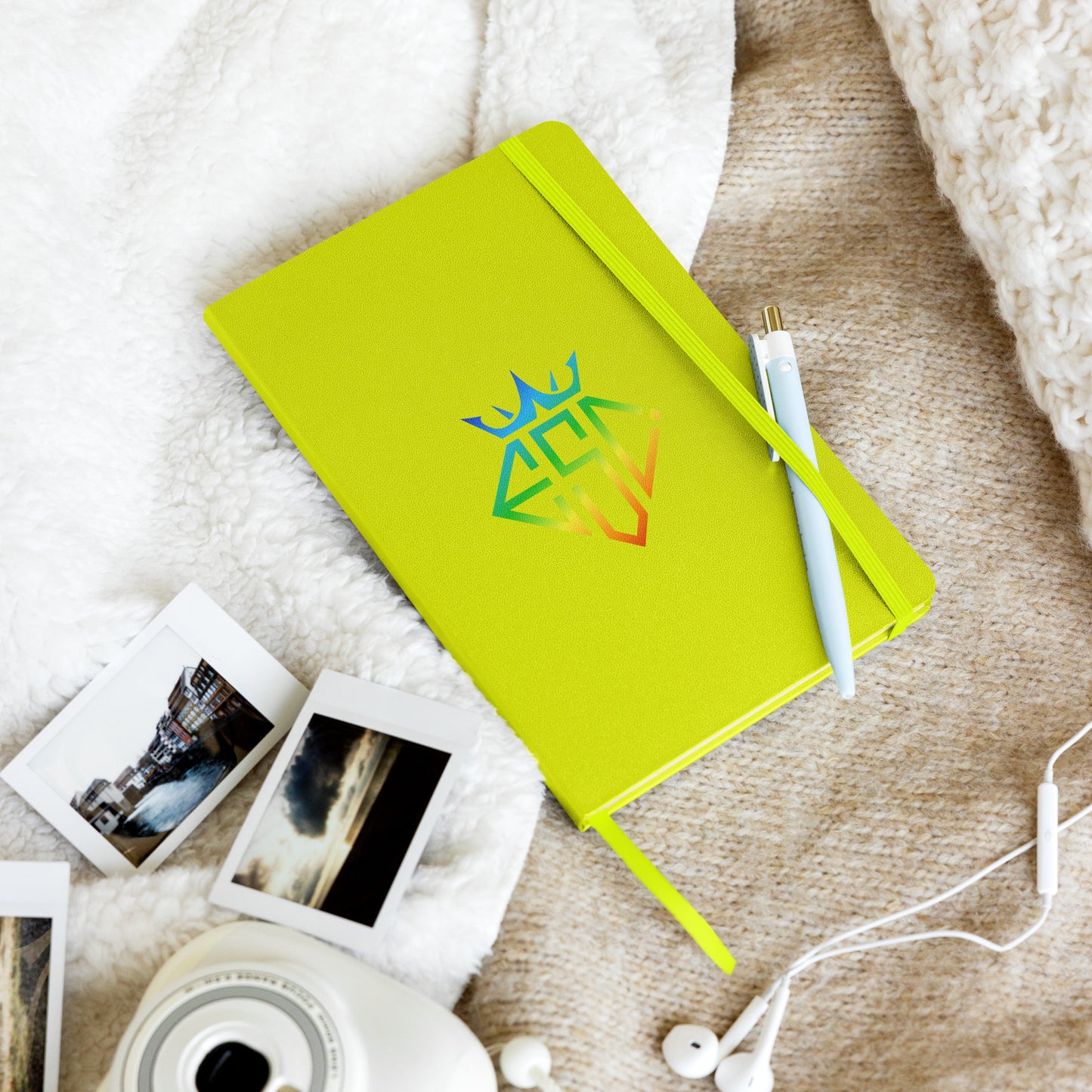 Hardcover bound notebook