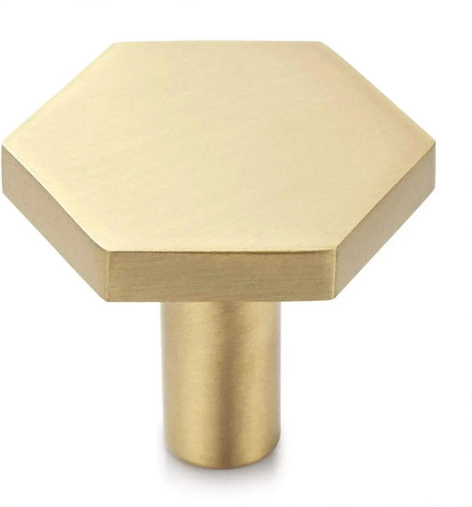 Modern Hexagon Brass Hook