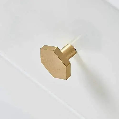 Modern Hexagon Brass Hook