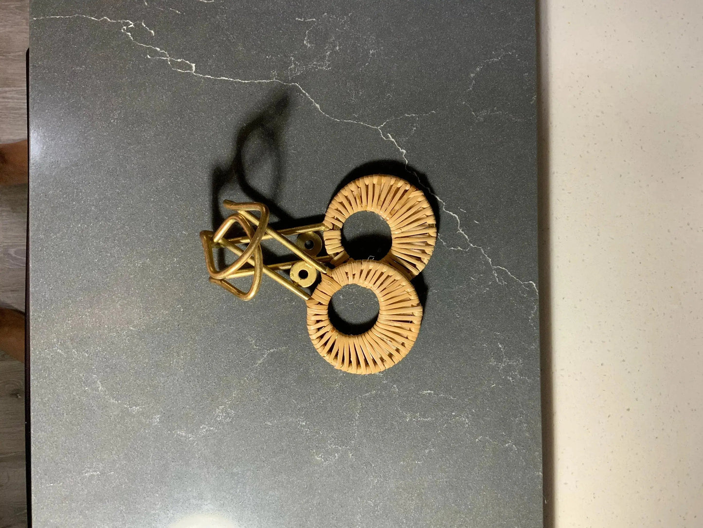 Rattan Bohemian Style Metal Hook