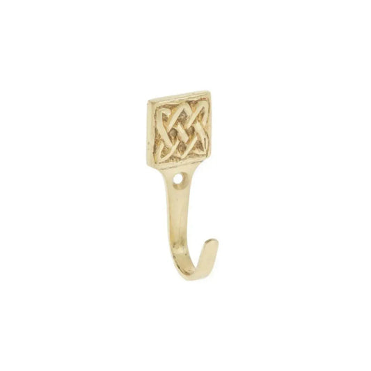 Mid-Century Modern Brass Hook