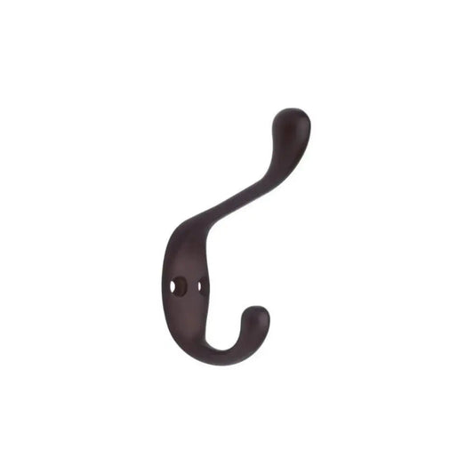 Oil Rubbed Bronze Metal Double Hook