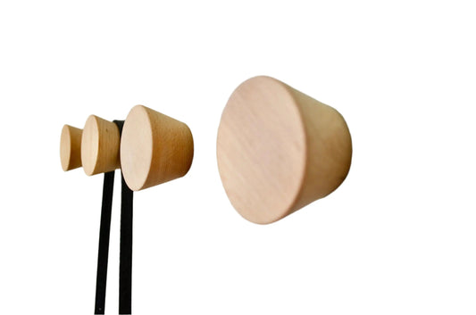 Wood Cone Coat Hanger