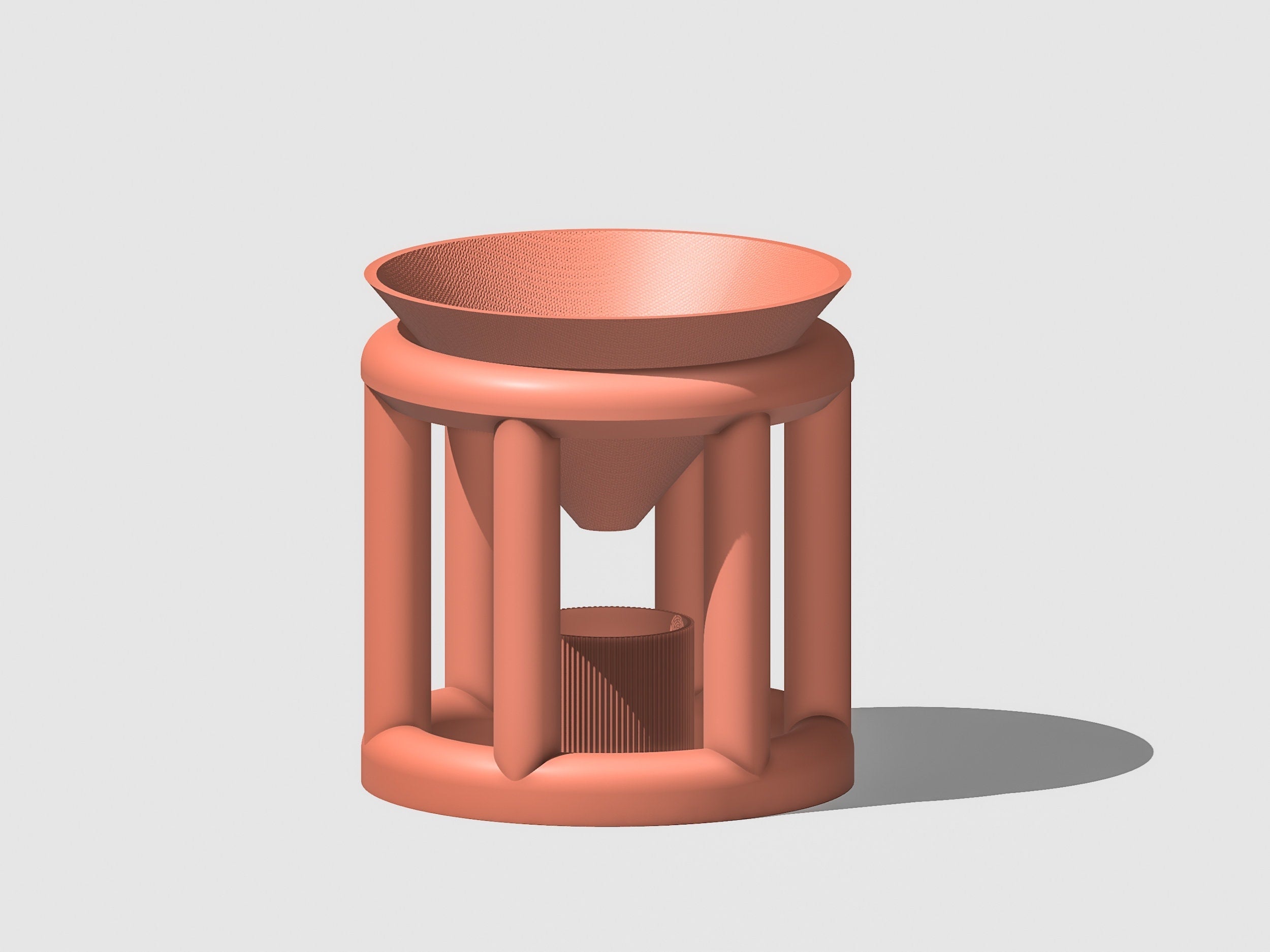 Conduit Plant Stand with Planter & Catch