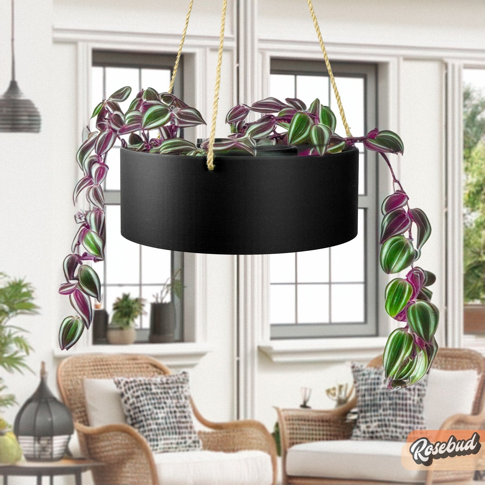 Hanging Chandelier Planter with Drainage