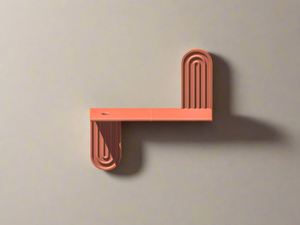 Modern Floating Wall Shelf, Unique Arch Oval Home Decor, 3D Printed Propagation or Reed Diffuser Shelf, Wall Shelf Catchall, Entryway Decor