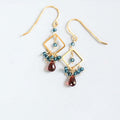 The Pixy Earring - Garnet